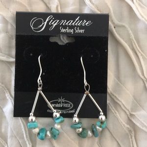 Sterling silver turquoise earrings